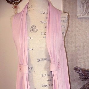 Pink 3/4 length Sweater Vest Size S